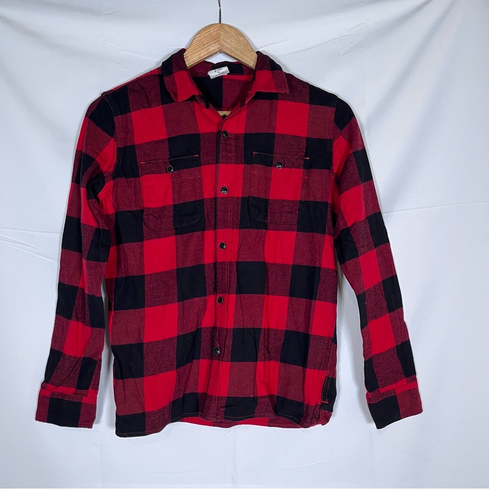 Gap Kids Flannel Button Up Size XL Christmas